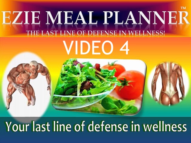 EZIE MEAL PLANNER NUTRITION PROGRAM  VIDEO 4