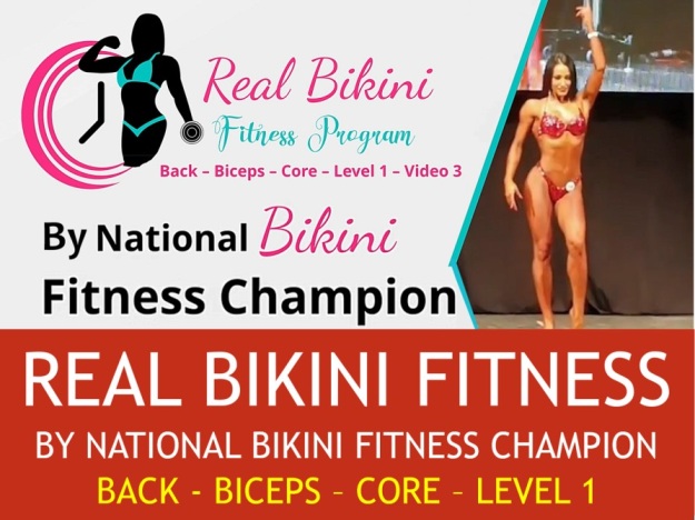 REAL BIKINI FITNESS BACK  WORKOUT FOR BEGINNERS