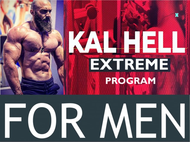 KAL HELL - ADVANCED WORKOUT PROGRAM FOR MEN