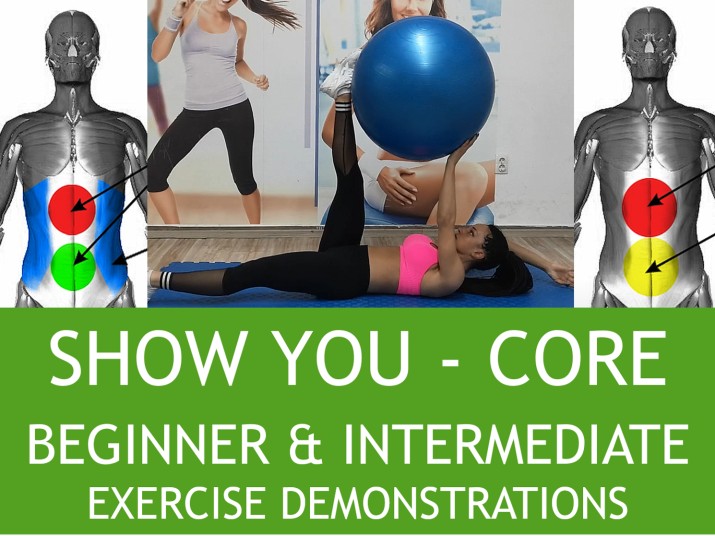 CORE EXERCISES - BEGINNER & INTERMEDIATE