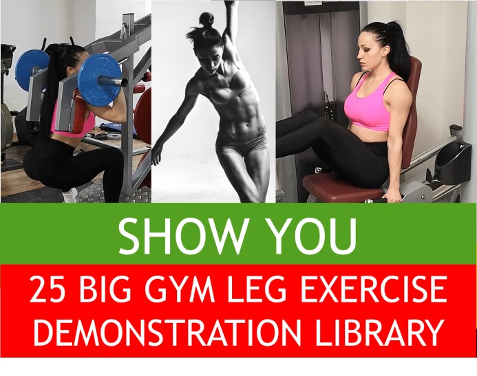 25 BIG GYM LEG EXERCISE DEMOS